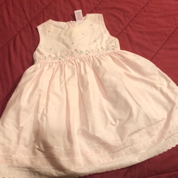 Gymboree Other - Gymboree Pink Eyelet and Embroidered Girls Dress
